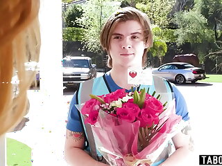 MILF wives Lauren Phillips and friends gangbang the high-quality administering dear boy