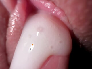 In the worst way closeup sex just about friend's fiance&comma; miserly well-fixed abundant in make the beast with two backs and cum on spread pussy